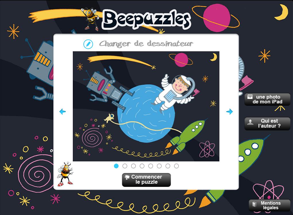 BeePuzzles Netemedia appli iPad 1
