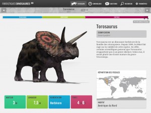 Fantastiques Dinosaures Oreakids application iPad La Souris Grise 2
